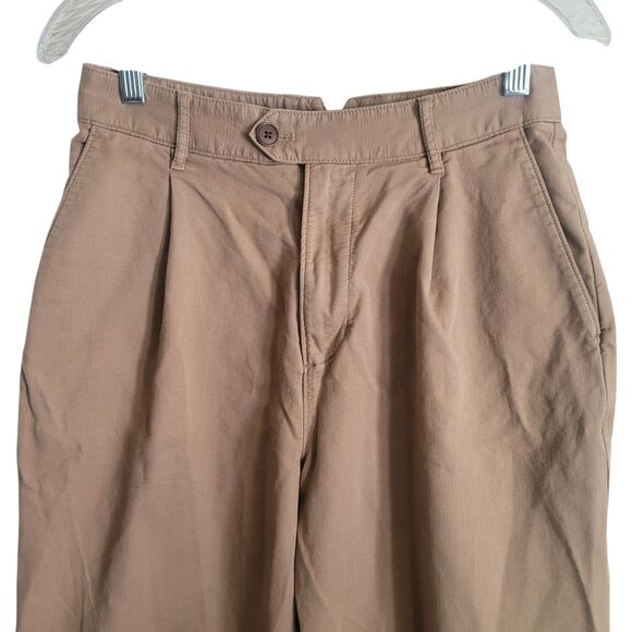 Outerknown Summerland Trouser Women's 27 Chestnut Brown Wide Leg Pants Career - Picture 3 of 13